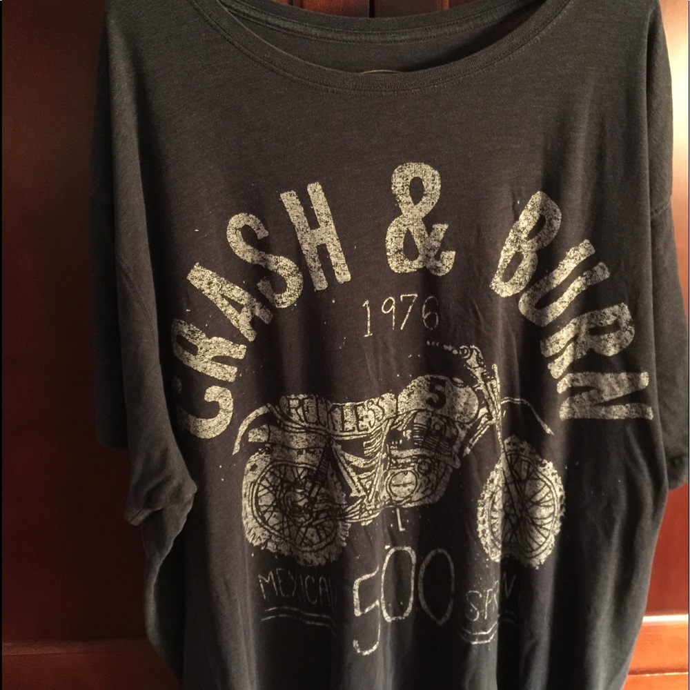 Men’s Big &Tall Foundry Tee Crash & Burn Black